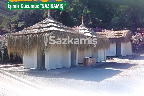 Kademeli Kamış Çatı