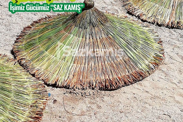 Doğal Ot Hasır Şemsiye