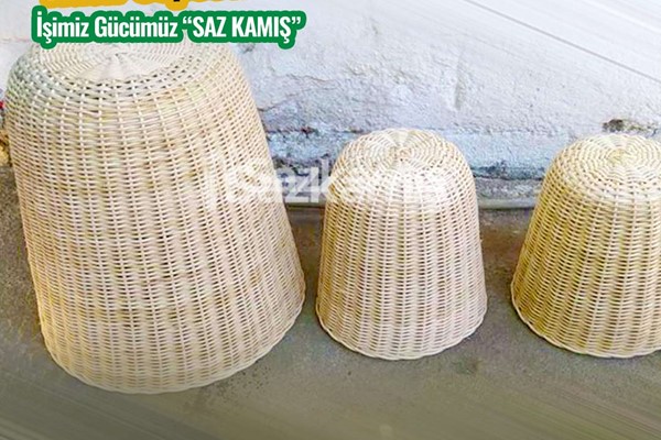Bambu Rattan Abajur