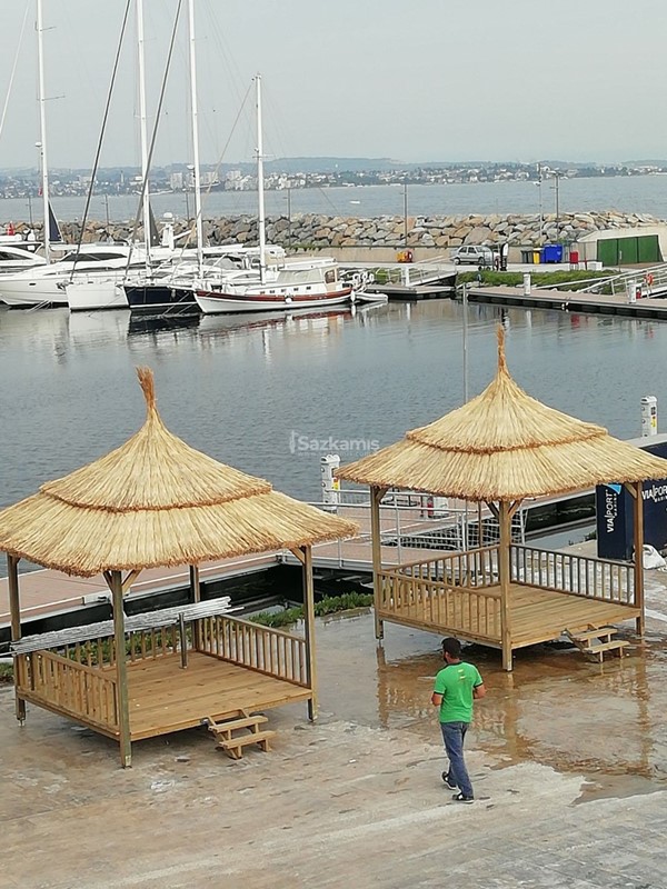 Katlı Kamış Çatılar